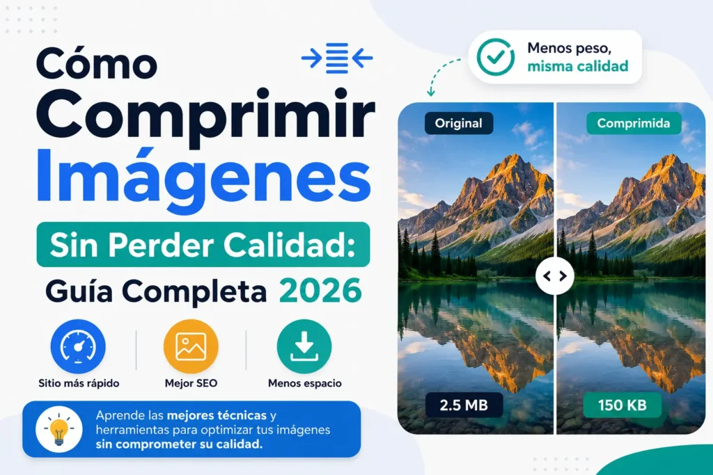 Cómo Comprimir Imágenes Sin Perder Calidad Guía Completa 2026