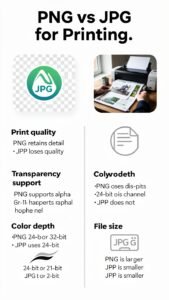 PNG vs JPG para imprimir - comparación de calidad de impresión