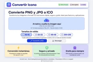 convertir icono